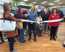 Ribbon cutting photo