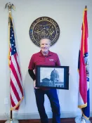 Mike Winslow with selected art